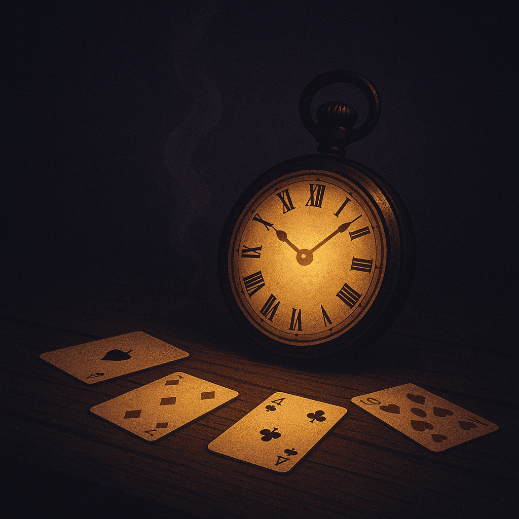 Часовник и карти